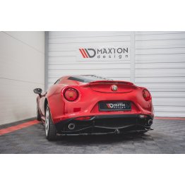 Накладка сплиттер на задний бампер на Alfa Romeo 4C